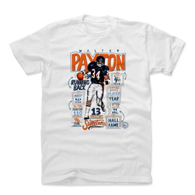 NFL ベアーズ Tシャツ ウォルター・ペイトン Stats T-Shirt 500Level ホワイト