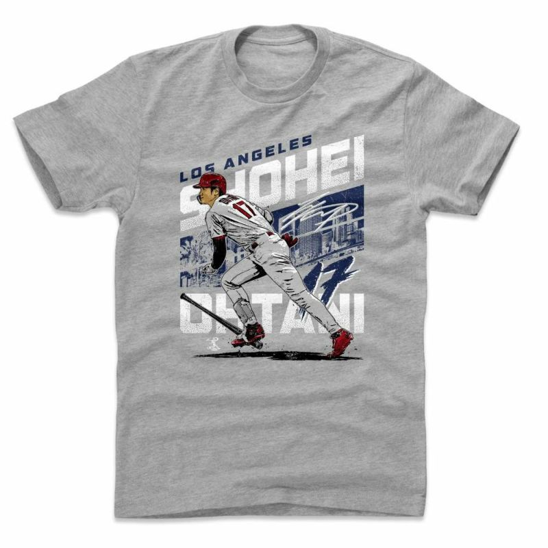 大谷翔平 Tシャツ MLB エンゼルス City Name T-shirts 500Level ヘザーグレー | セレクション | MLB
