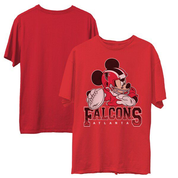 Nfl Tシャツ ファルコンズ ディズニー ミッキーマウス Disney Mickey Qb Junk Food レッド ncl セレクション Mlb Nba Nfl プロ野球グッズ専門店 公式オンラインストア