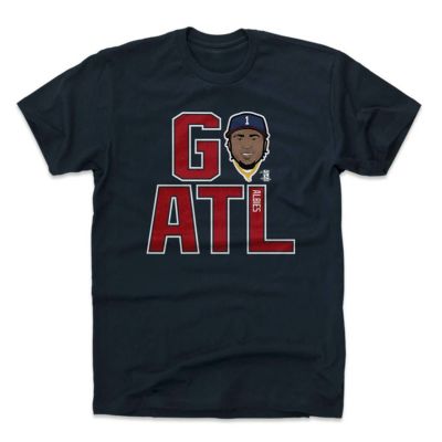 MLB ブレーブス Tシャツ オジー・アルビーズ GO ATL R T-Shirt 500Level True Navy