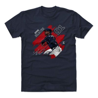 MLB ブレーブス Tシャツ オジー・アルビーズ Stripes T-Shirt 500Level True Navy