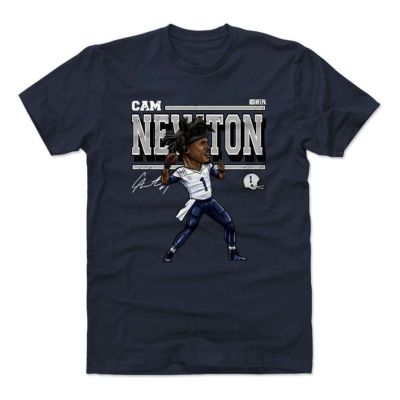 NFL ペイトリオッツ Tシャツ キャム・ニュートン Cartoon T-Shirt 500Level True Navy