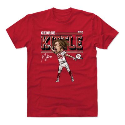 NFL 49ers Tシャツ ジョージ・キトル Bold T-Shirt 500Level レッド