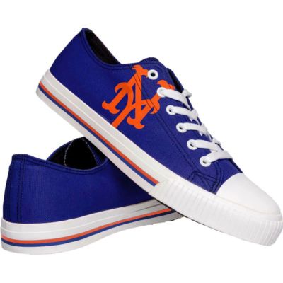 MLB メッツ シューズ スニーカー キャンバス ローカット Low Top Big Logo  Forever Collectibles ロイヤル