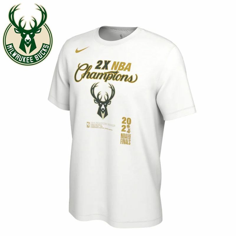 ミルウォーキー・バックス Tシャツ NBAファイナル2021 優勝記念