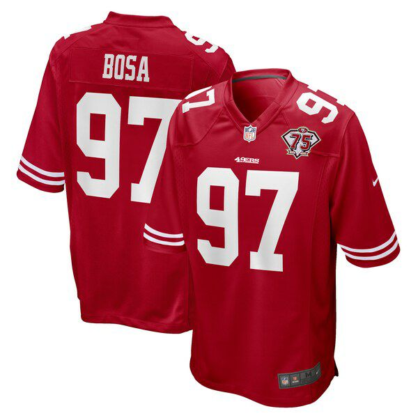 NFL ニック・ボサ 49ers ユニフォーム 75周年記念 Game ジャージ