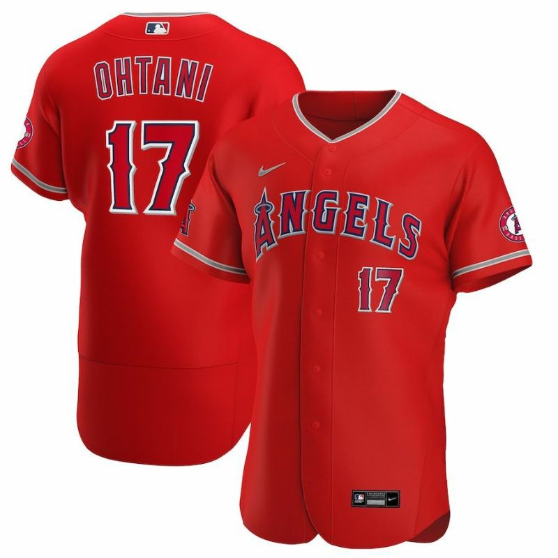 MLB 大谷翔平 エンゼルス ユニフォーム オーセンティック Alternate Authentic Player ジャージ ナイキ Nike レッド  23wbsf | セレクション | MLB NBA NFL プロ野球グッズ専門店 公式オンラインストア