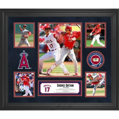 MLB 大谷翔平 エンゼルス フォトフレーム 実使用ボール ピース グッズ  5-Photo Collage Fanatics Authentic