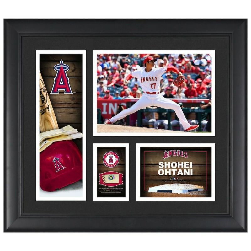 MLB 大谷翔平 エンゼルス フォトフレーム 実使用ボール ピース グッズ Player Hitting Collage Fanatics  Authentic | セレクション | MLB NBA NFL プロ野球グッズ専門店 公式オンラインストア