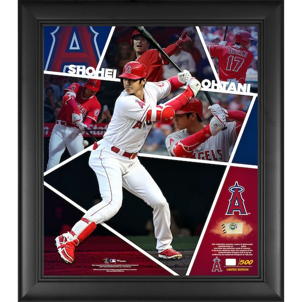 MLB 大谷翔平 エンゼルス フォトフレーム 実使用ボール ピース グッズ 