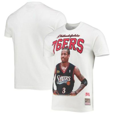 NBA アレン・アイバーソン 76ers Tシャツ ハードウッドクラシックス HWC ミッチェル＆ネス/Mitchell & Ness ホワイト2203MN特集