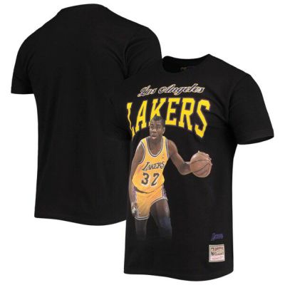 NBA マジック・ジョンソン レイカーズ Tシャツ ハードウッドクラシックス HWC ミッチェル＆ネス/Mitchell & Ness ブラック2203MN特集