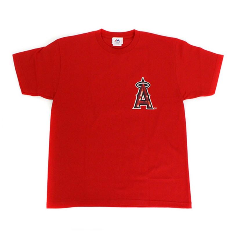 MLB 大谷翔平 エンゼルス Tシャツ Player Tee Aロゴ カモ