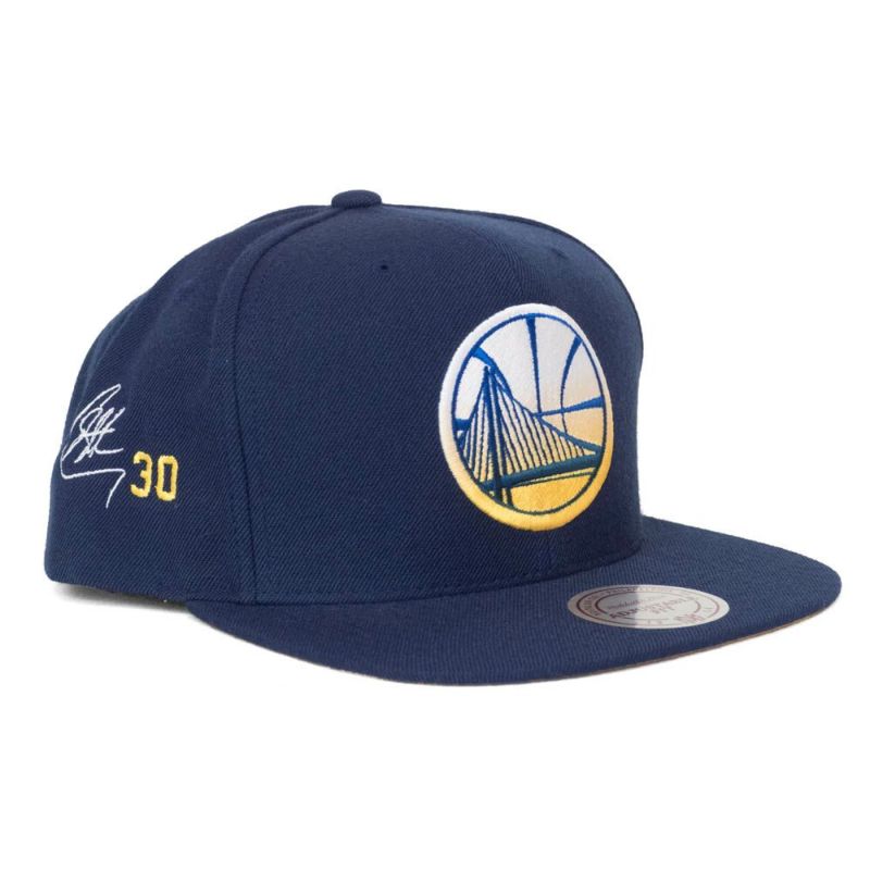 NBA ステファン・カリー ステフィン・カリー ウォリアーズ キャップ サイン刺繍入り スナップバック Mitchell & Ness2203MN特集  | セレクション | MLB NBA NFL プロ野球グッズ専門店 公式オンラインストア