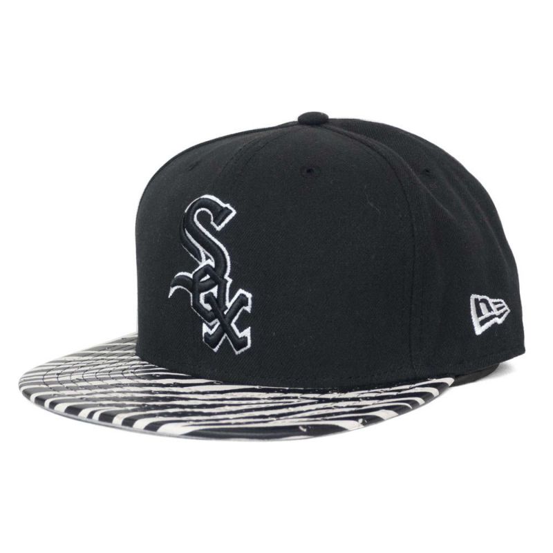 MLB ホワイトソックス キャップ ゼブラバイザー 9FIFTY スナップバック ニューエラ/New Era Black/Zebra | セレクション  | MLB NBA NFL プロ野球グッズ専門店 公式オンラインストア