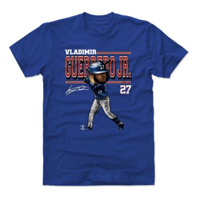 MLB ウラディミール・ゲレーロ・ジュニア ブルージェイズ Tシャツ Cartoon T-Shirts 500 Level ロイヤルブルー