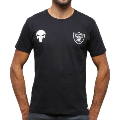 NFL レイダース Tシャツ NFL x Marvel マーベル Team Logo T-Shirt