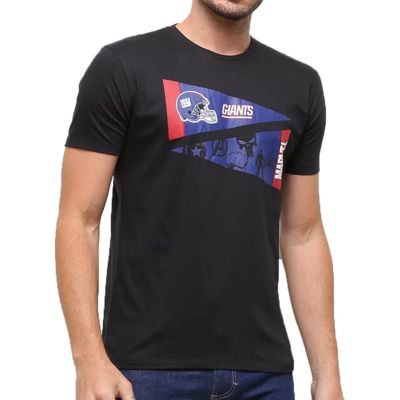 NFL ジャイアンツ Tシャツ NFL x Marvel マーベル Heroes T-Shirt ブラック 210818ncl