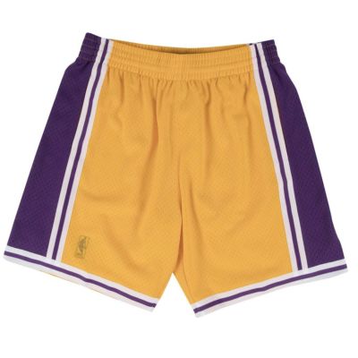 NBA レイカーズ ショートパンツ/ショーツ Swingman Shorts 1996-97 ミッチェル＆ネス/Mitchell & Ness ゴールド2203MN特集