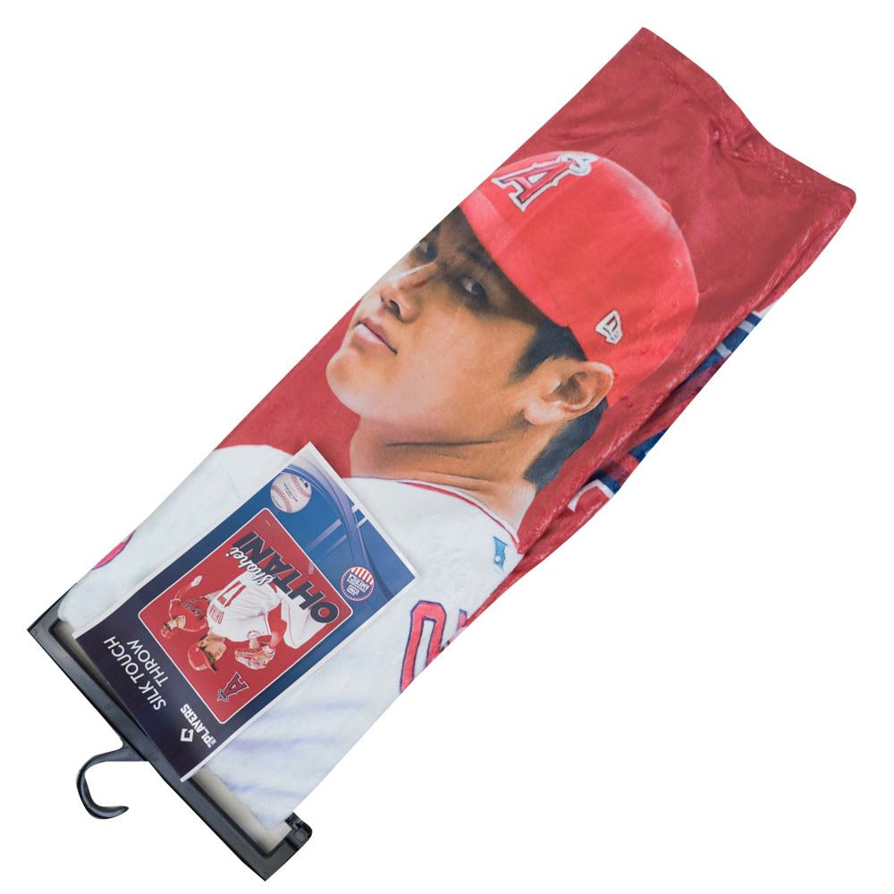 MLB 大谷翔平 エンゼルス ブランケット Silk Touch Throw 大判 