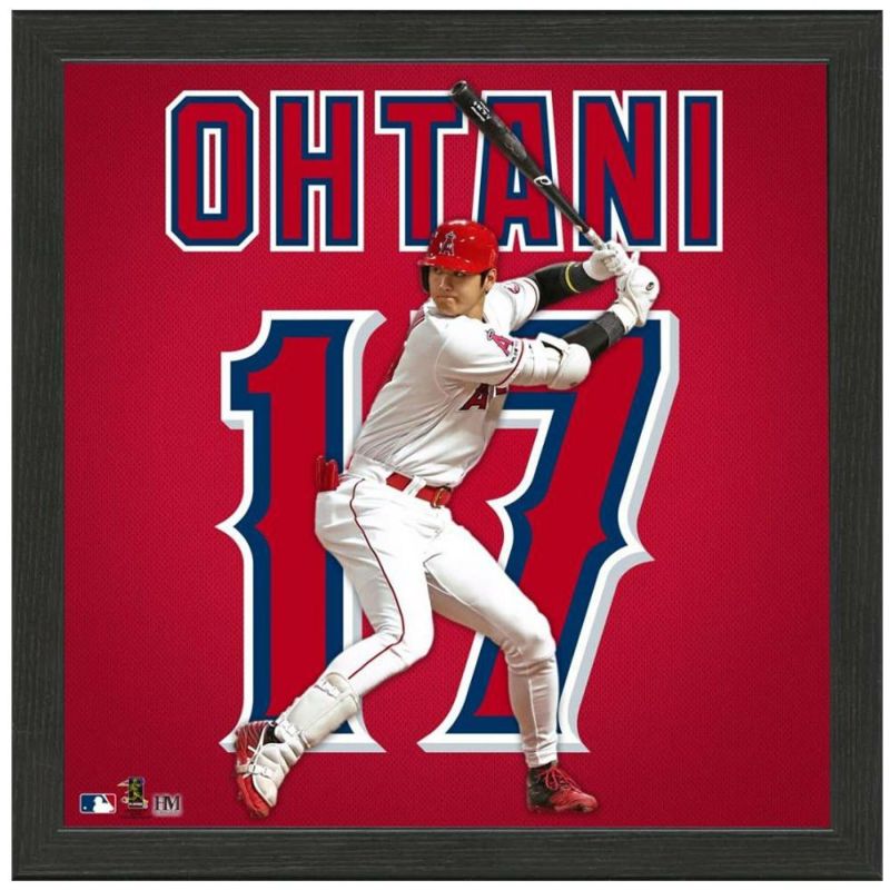 MLB 大谷翔平 エンゼルス 13x13 Impact Jersey Framed Photo The Highland Mint | セレクション  | MLB NBA NFL プロ野球グッズ専門店 公式オンラインストア