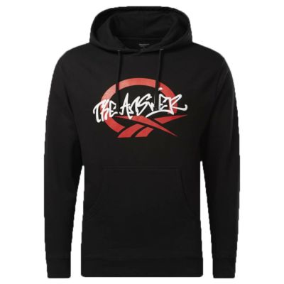 NBA アレン・アイバーソン パーカー/フーディー Q&A Logo Pullover Hoodie リーボック/Reebok ブラック