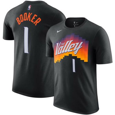 NBA デビン・ブッカー フェニックス・サンズ Tシャツ 2020-21 シティーエディション City Edition ネームナンバー ナイキ/Nike ブラック
