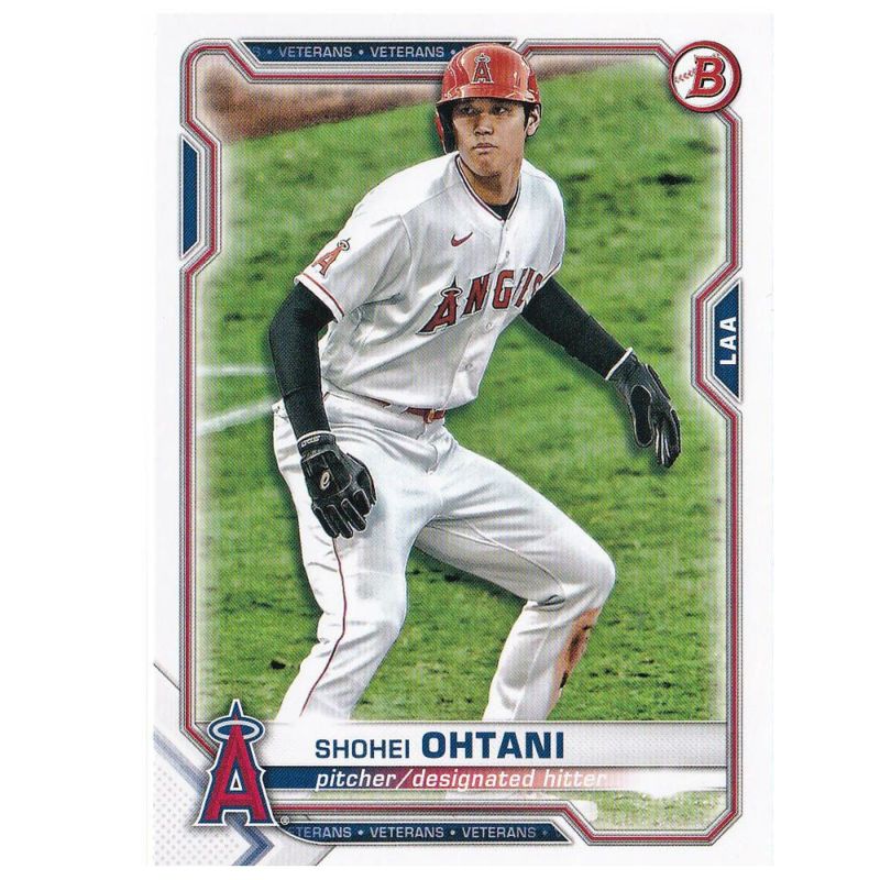 大谷翔平 Topps Bowman X 2021 サイン グリーンリフラクター