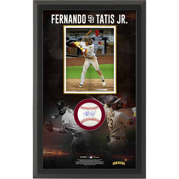 フェルナンド・タティス ジュニア 直筆サインボール＆フォトフレーム パドレス MLB Authentic Autographed Baseball  Shadow Box | セレクション | MLB NBA NFL プロ野球グッズ専門店 公式オンラインストア