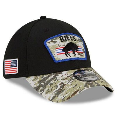 NFL ビルズ キャップ 2021 サルートトゥサービス Salute To Service 39THIRTY Flex ニューエラ/New Era ブラック カモ 21STSC