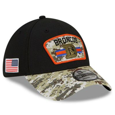 NFL ブロンコス キャップ 2021 サルートトゥサービス Salute To Service 39THIRTY Flex ニューエラ/New Era ブラック カモ 21STSC