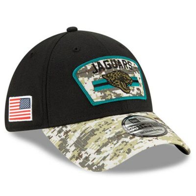 NFL ジャガーズ キャップ 2021 サルートトゥサービス Salute To Service 39THIRTY Flex ニューエラ/New Era ブラック カモ 21STSC