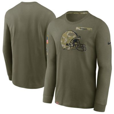 NFL Tシャツ ブラウンズ 2021 サルートトゥサービス Salute To Service Performance ロングスリーブ ナイキ/Nike Olive 21STSA