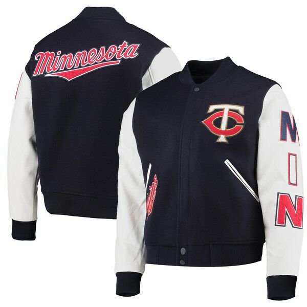 MLB ミネソタ・ツインズ スタジャン Varsity Logo ジャケット 