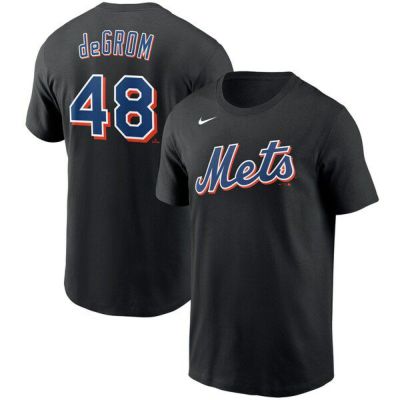 MLB ジェイコブ・デグロム Tシャツ ブラック メンズ - MLB