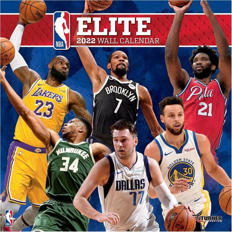 NBA カレンダー 2022年 12X12 エリートプレイヤー 壁掛け CALENDAR Turner | セレクション | MLB NBA NFL  プロ野球グッズ専門店 公式オンラインストア