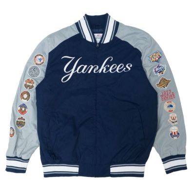 MLB ヤンキース ジャケット 27タイム 優勝記念 World Champions Jacket アウター G-III Navy/Gray 2212msg