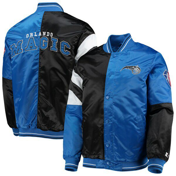 STARTER NBA Orlando Magic レザー ブルゾン ジャケット(NBA STARTER NBA Orlando Magic レザー ブルゾン ジャケット(NBA