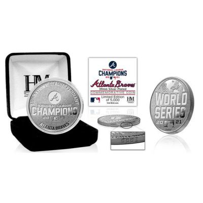 MLB ブレーブス コイン 2021 ナ・リーグ優勝記念 Silver Coin シルバー Highland Mint