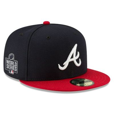 MLB ブレーブス キャップ 2021 ワールドシリーズ進出記念 ホームサイドパッチ 59FIFTY Fitted Hat ニューエラ/New Era