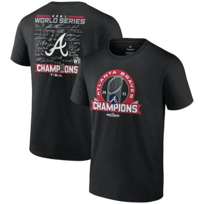 MLB ロナルド・アクーニャ・ジュニア ブレーブス Tシャツ 2021 ワールドシリーズ 優勝記念 Champions ネーム＆ナンバー ブラック  21wschamp | セレクション | MLB NBA NFL プロ野球グッズ専門店 公式オンラインストア