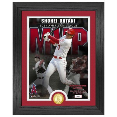 MLB 大谷翔平 エンゼルス Highland Mint 2021 AL MVP受賞記念 最優秀選手 ブロンズコイン フォトフレーム ミント
