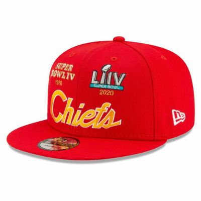 NFL チーフス キャップ スーパーボウル レトロ スクリプト 9FIFTY スナップバック ニューエラ/New Era ブラック