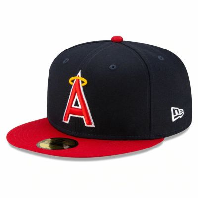 MLB エンゼルス キャップ クーパーズタウン Turn Back The Clock 1970s ロゴ 59FIFTY Fitted ニューエラ/New Era ネイビー