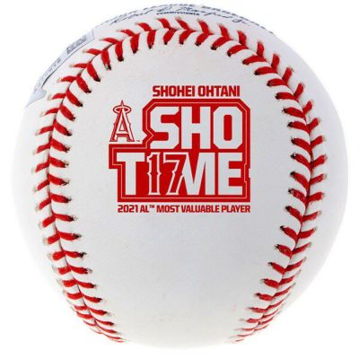 【美品】エンゼルス 大谷翔平選手 2021年MVP獲得記念 MLB公式フレーム 使用球の一部組み込み 他1点セット