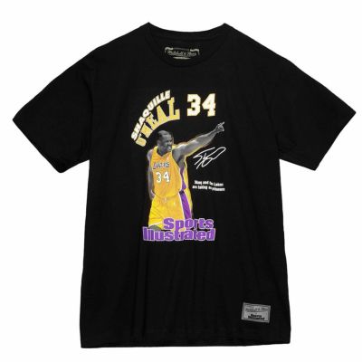 NBA シャキール・オニール レイカーズ Tシャツ レジェンドプレイヤーイラスト ミッチェル＆ネス/Mitchell & Ness ブラック2203MN特集