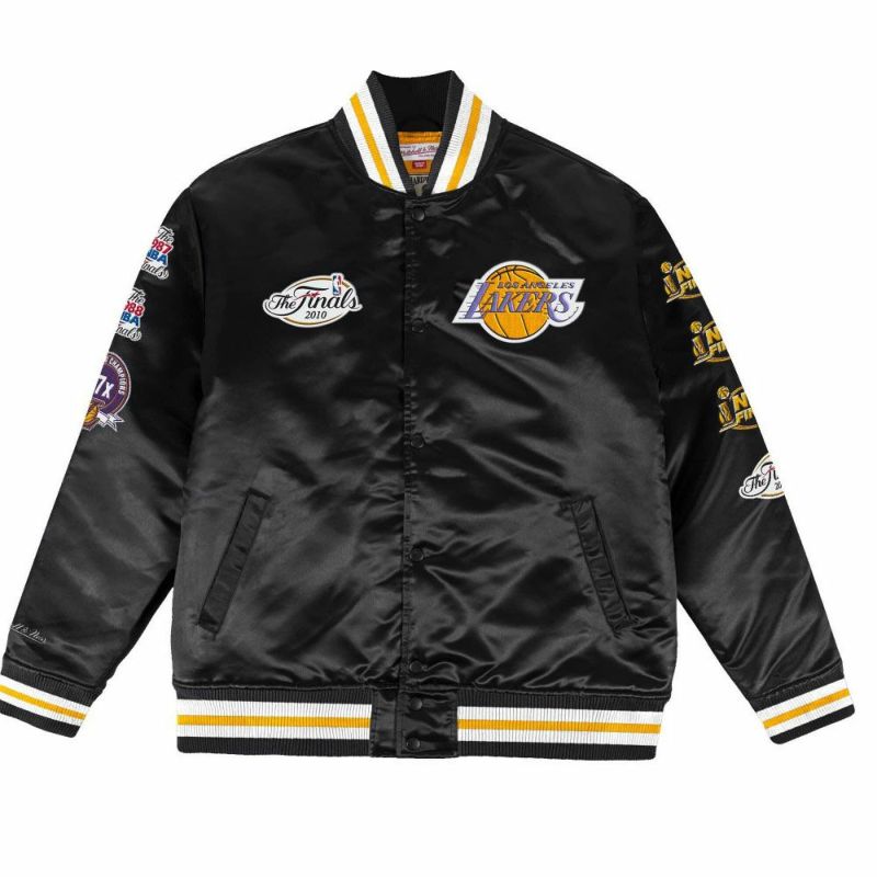 メーカー公式ショップ】 レイカーズ スタジャン Mitchell&Ness Lサイズ ...