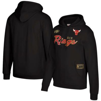 NBA シカゴ・ブルズ パーカー NBAチャンピオンリング フーディー ミッチェル＆ネス/Mitchell & Ness ブラック2203MN特集