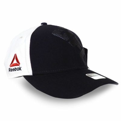 UFC キャップ ストラクチャー フレックス ハット 帽子 リーボック/Reebok ブラック クリーム ゴールド