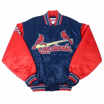 MLB カージナルス スタジャン ビンテージ スターター ジャケット アウター  STARTER ネイビー 2212msg